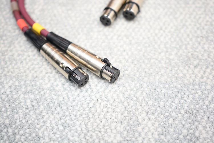 Burmester Lila 3 Kabel _ 3PIN XLR Kupplung zu 3PIN XLR Kupplung