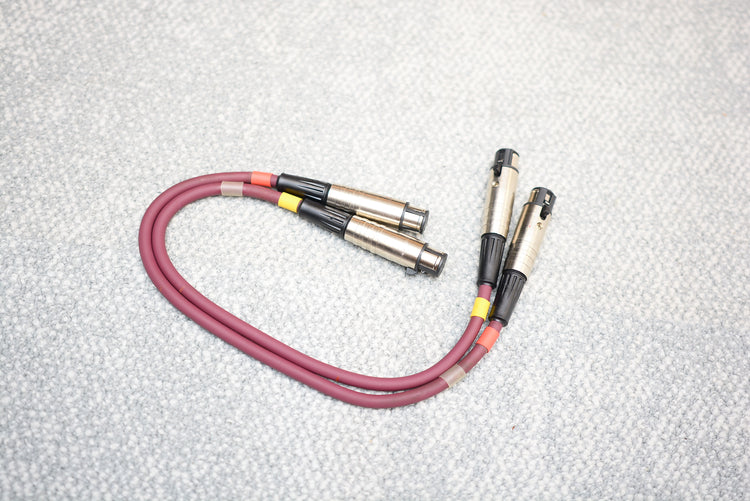 Burmester Lila 3 Kabel _ 3PIN XLR Kupplung zu 3PIN XLR Kupplung