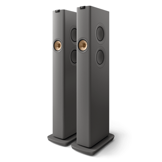 KEF LS60 Wireless (Ausstellungspaar Titanium Grey)